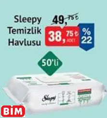 SLEEPY TEMİZLİK HAVLUSU